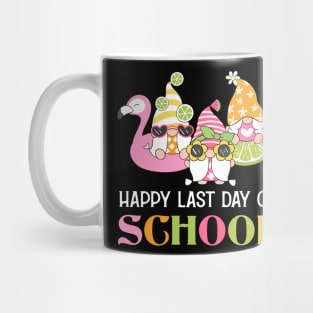 Cute Happy Last Day Of School Teacher Student Graduation Gnomes Mug